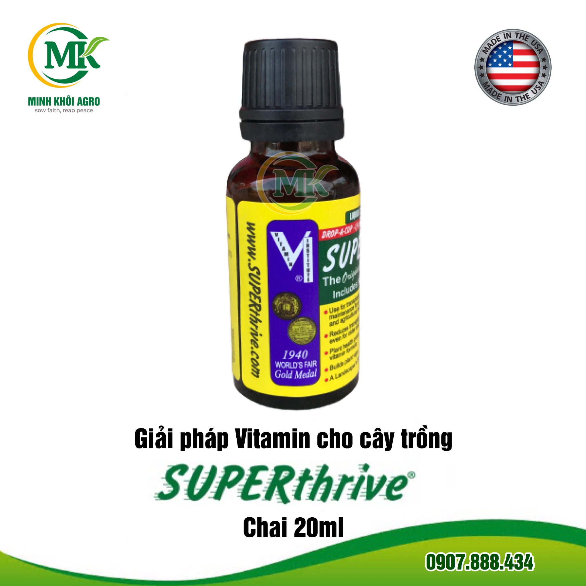 Vitamin cho cây trồng SuperThrive - Chai 20ml